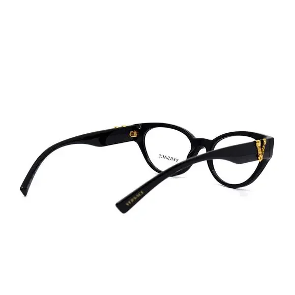 NEW VERSACE VE3282 GB1 BLACK WOMEN AUTHENTIC EYEGLASSES FRAME - Picture 7 of 13